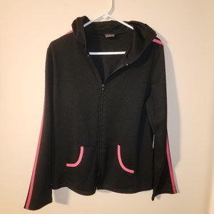 Women's Pink Punch Zippered Hoodie L